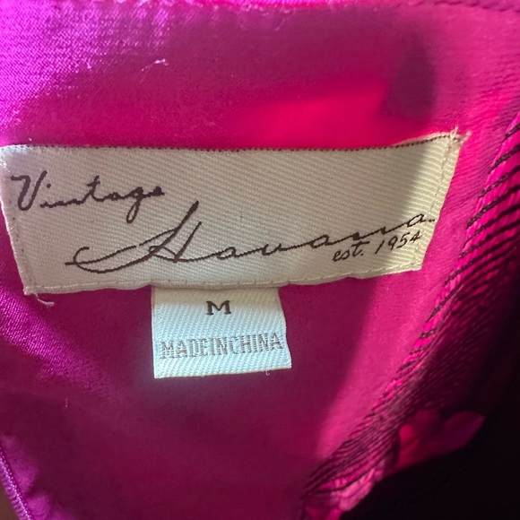 Vintage Havana hot pink midi dress size M - Picture 6 of 6